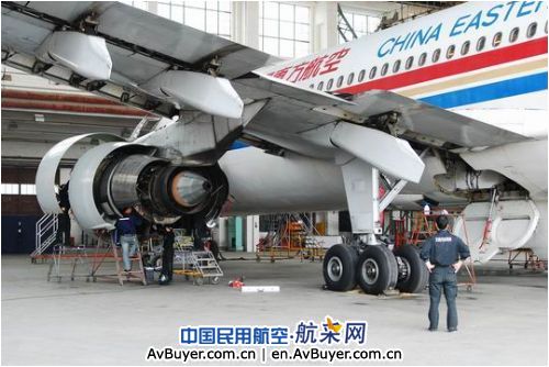 东航西安维修基地2天完成B-2324机98A检工作