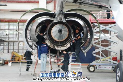 东航西安维修基地2天完成B-2324机98A检工作