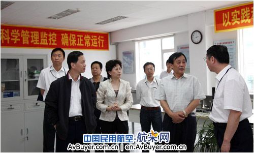 民航局空管局苏兰根局长一行赴东北空管局调研