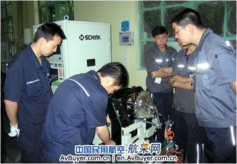 国航成都基地发动机部完成盘轴组件深度修理