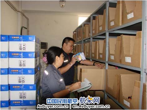 国航工程技术分公司成都基地物资清库工作结束