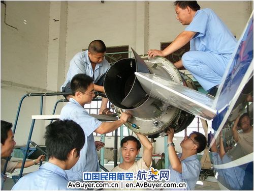 广汉机务首次完成奖状发动机1750小时热检