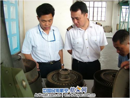 广汉机务首次完成奖状发动机1750小时热检