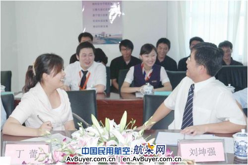 新任东航集团团委书记一行赴北京分公司调研