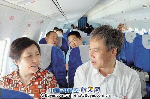 访幸福航空公司总经理杨尤昌