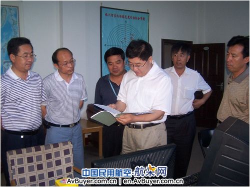 空管局气象部陈宝部长到宁夏空管分局调研