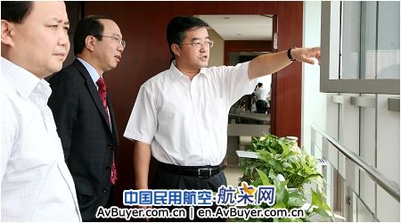 中国建筑工程总公司总经理易军访问中国商飞