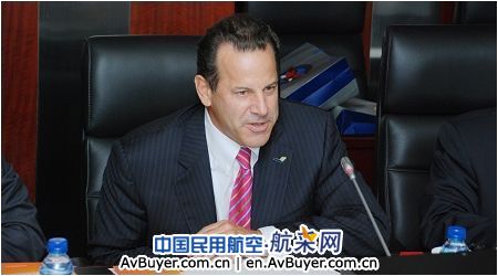 普惠公司总裁大卫&amp;#8226;汉斯访问中国商飞公司