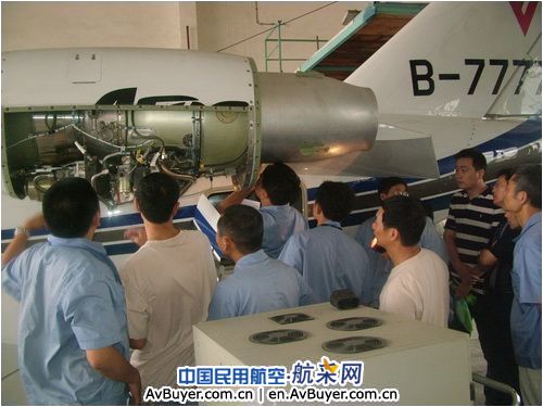广汉机务首次完成塞斯纳奖状B-7777动力750检
