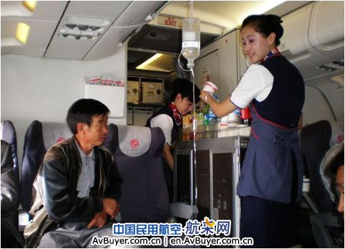 北京航班上的特殊旅客