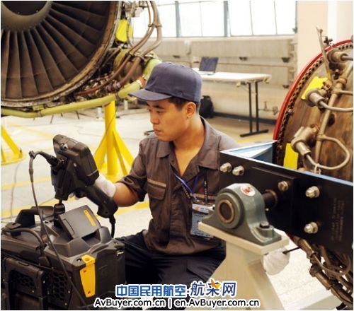 国航成都维修基地参加国航机务职工岗位技能竞赛