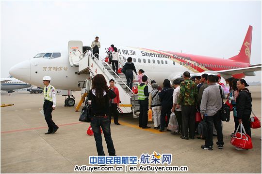 深航11月9日起在南昌机场投放首架飞机运力