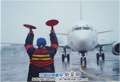 山航积极应对大雪  全力确保航班正常