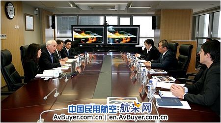 美捷特公司CEO特里.特威格一行访问中国商飞
