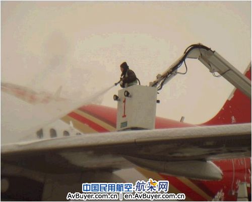 深航沈阳维修分部09年第一场大雪航班保障记