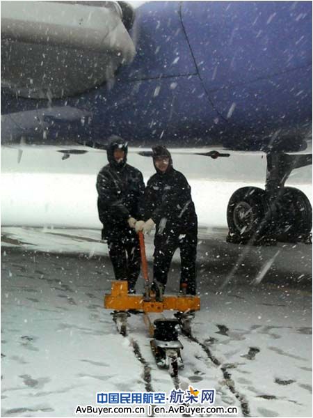 风雪压不跨的国航成都机务人