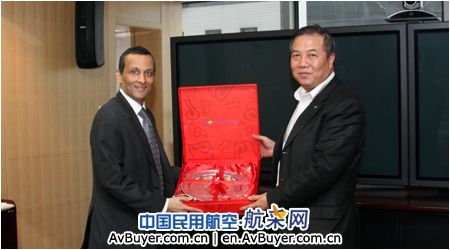 美国铝业首席技术官穆罕默德访问中国商飞