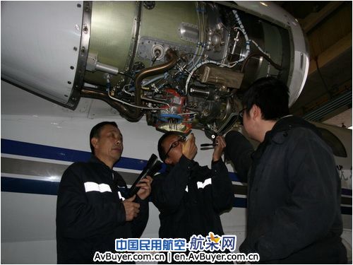 广汉赛斯纳奖状B-7777首次更换起发获得成功