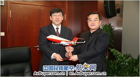 中科院副院长阴和俊一行访问中国商飞公司