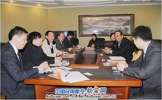 民航飞院校长郑孝雍会见德事隆中国总裁林明扬