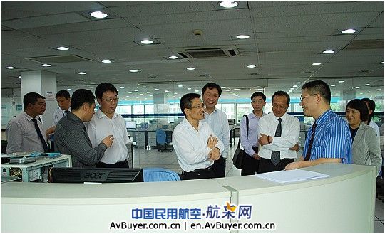 广东省科技厅龚国平副厅长一行赴航新视察