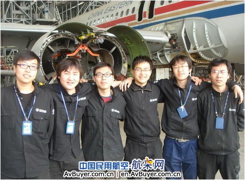 东航北京维修部青工赴西安基地实习定检工作