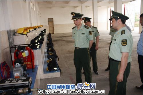 省市消防队领导莅临合肥机场检查指导消防工作