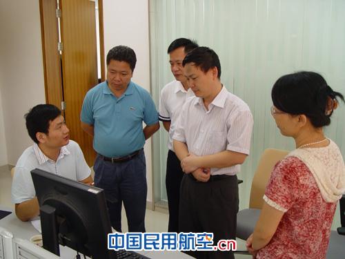 民航中南管理局检查海南空管网络信息安全工作