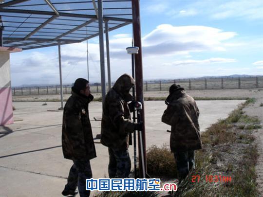 测量VOR台 锡林浩特机场WGS-84坐标测量工作已顺利完成