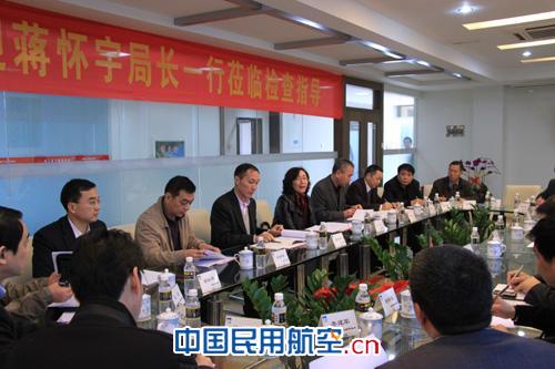 民航中南管理局蒋怀宇局长检查海南辖区春运工作