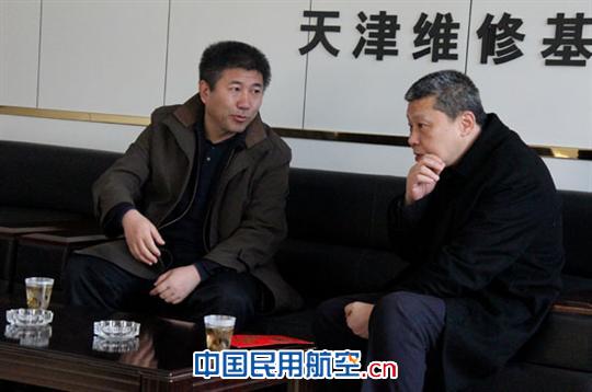 中航集团工会主席薛亚松慰问看望国航天津机务