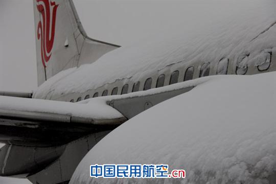 瑞雪欲留客,国航天津维修基地倾力保出行