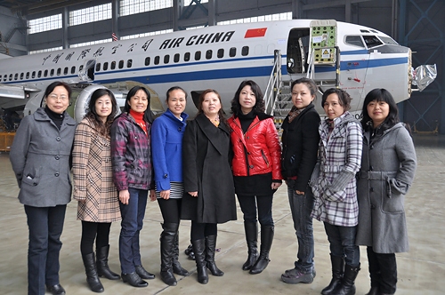 木兰绽放美丽 只为奉献国航