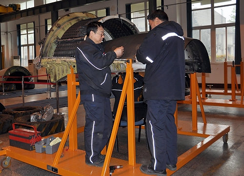 国航成都维修基地成立发动机反推修理生产线