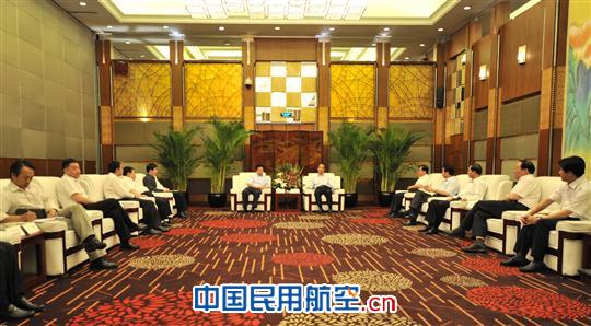 河北省副省长宋恩华会见民航华北局刘雪松局长