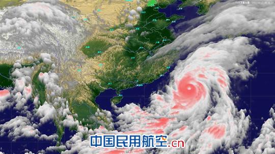 台风“桑达”对三亚情报区的双重影响