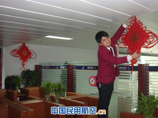 南航新疆中转休息区春节变身温暖您的新春之旅