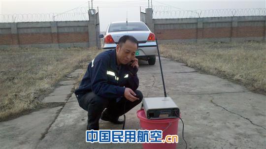 黑龙江空管分局本场全向信标台完成定期飞行校验