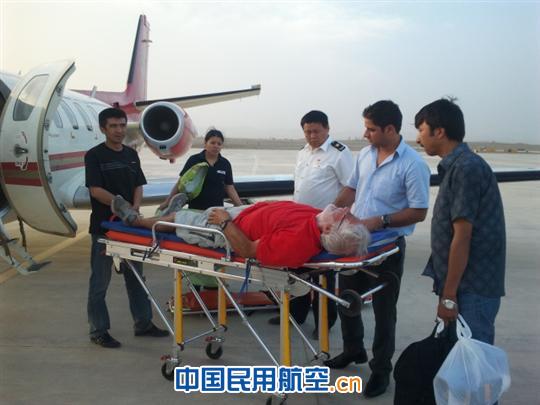 喀什机场全力保障急救飞行