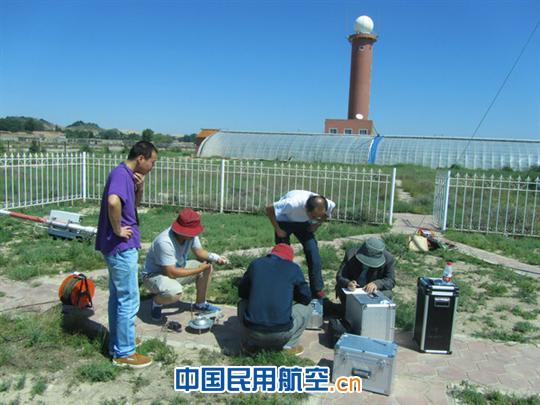 甘肃空管分局完成AMS-Ⅱ自动气象观测系统的检定