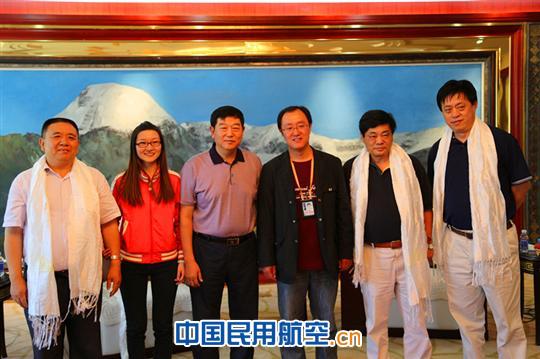 华北空管局领导赴西藏贡嘎机场慰问援藏干部