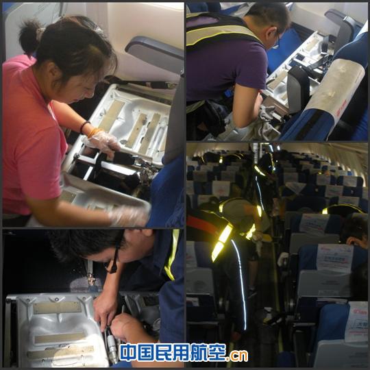 东航河北分公司机关青年代表支援一线