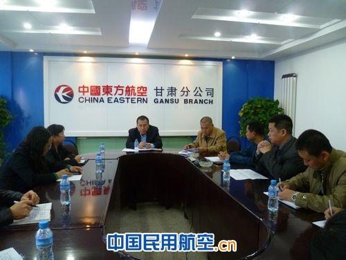 东航甘肃分公司党委副书记叶玉泉到一线单位调研