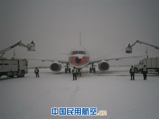 中联航河北维修部做好冬季维护准备工作