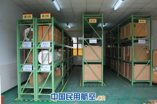 新机轮库投入使用开启航材储运新篇章