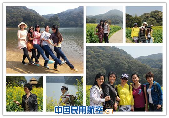 深航维修工程部女员工出游庆祝“三八妇女节”