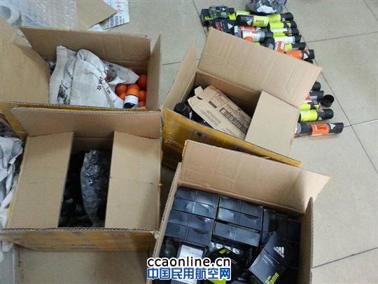 27斤易燃、易爆品白云机场通关被查