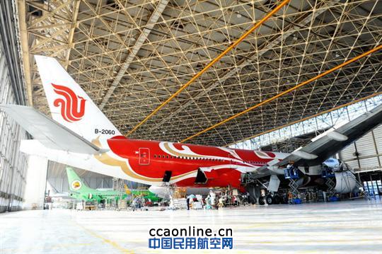 Ameco为国航10架777-200飞机执行最高级别检修