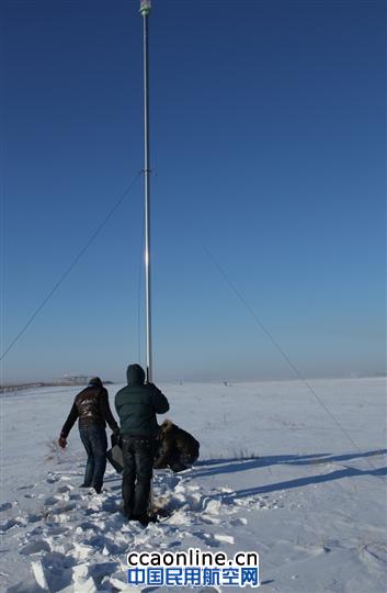呼伦贝尔空管站气象台更换观测目标灯