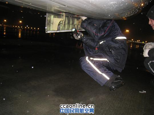 东航浦东维修基地空客航线一车间的春节